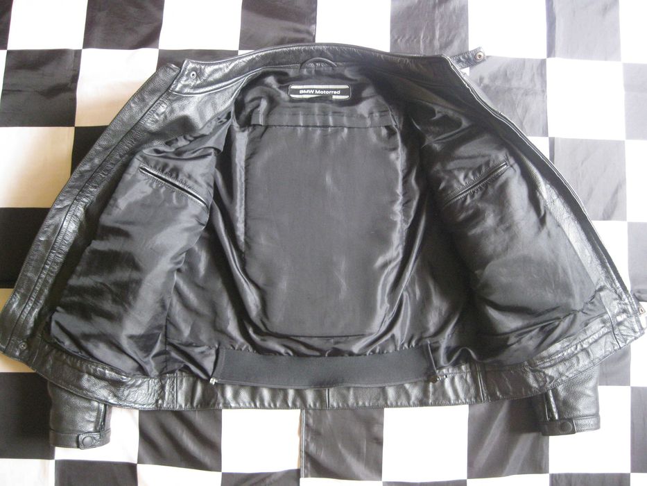 Kurtka motocyklowa skórzana BMW BLACK LEATHER rozm.52(54)