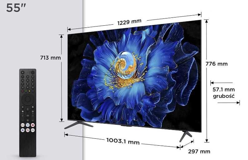 Telewizor TCL 55C61KS 55" QD-Mini LED 4K 60Hz Google TV Dolby Vision
