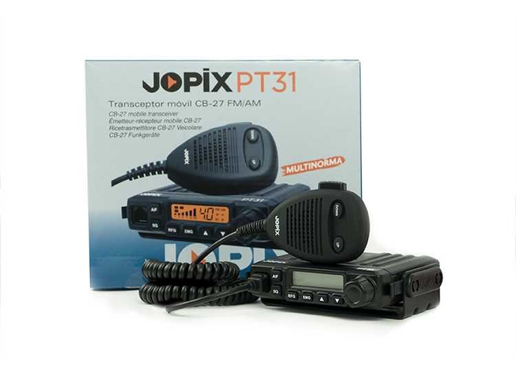 Kit Rádio cb Jopix PT31+ Antena SSantiago 1200