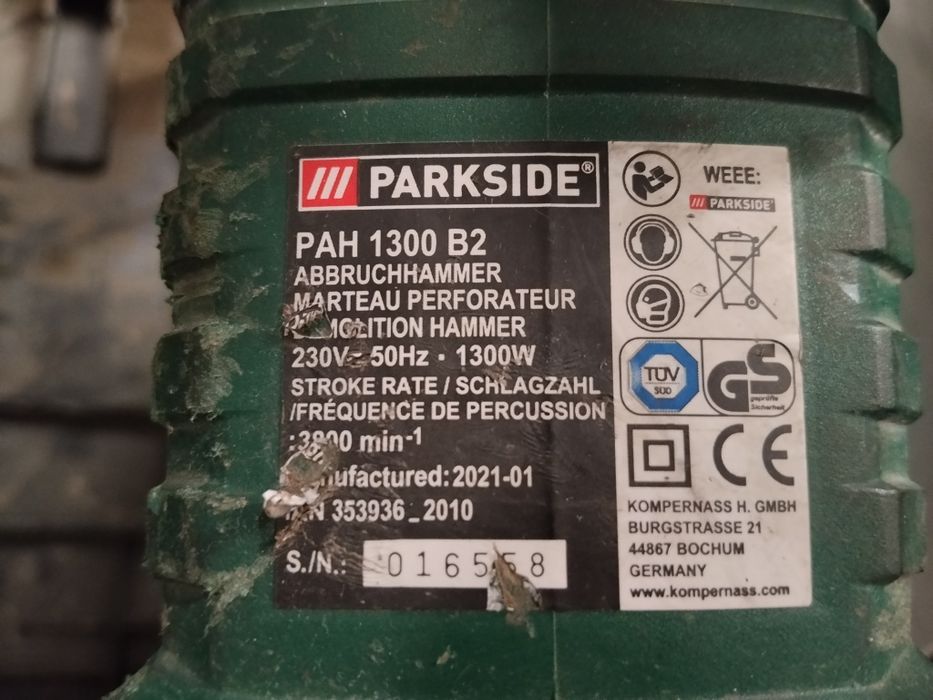 Młotowiertarka udarowa DeWalt parksidi