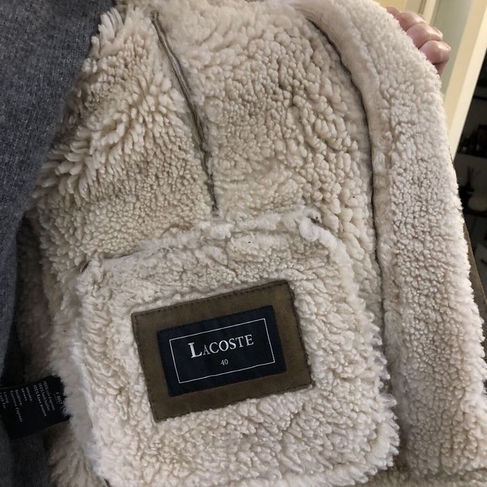 Фирменная дублёнка Lacoste
