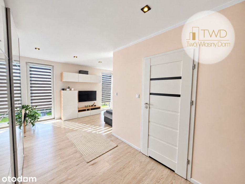 Apartament z ogrodem na osiedlu zamknietym