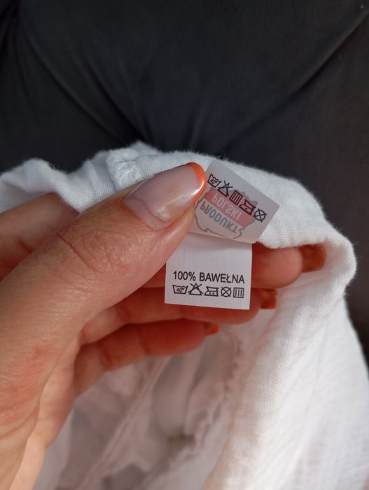Nowy bez metki biały kombinezon letni butik