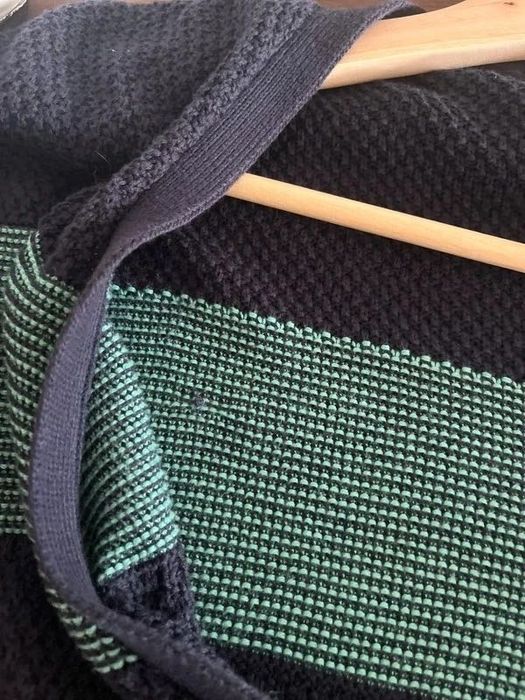 Colete Lanidor Oversize Azul Escuro e Verde XL