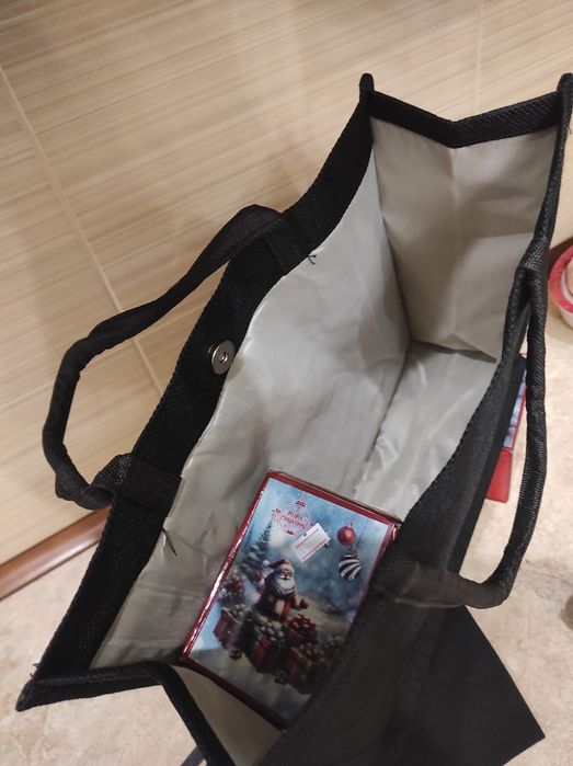 Сумка жіноча, чорного кольору, господарська ,авоська