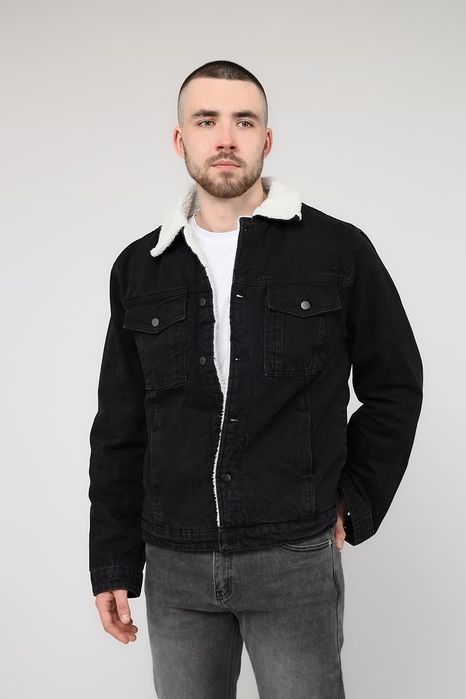 Куртка джинсова чорна