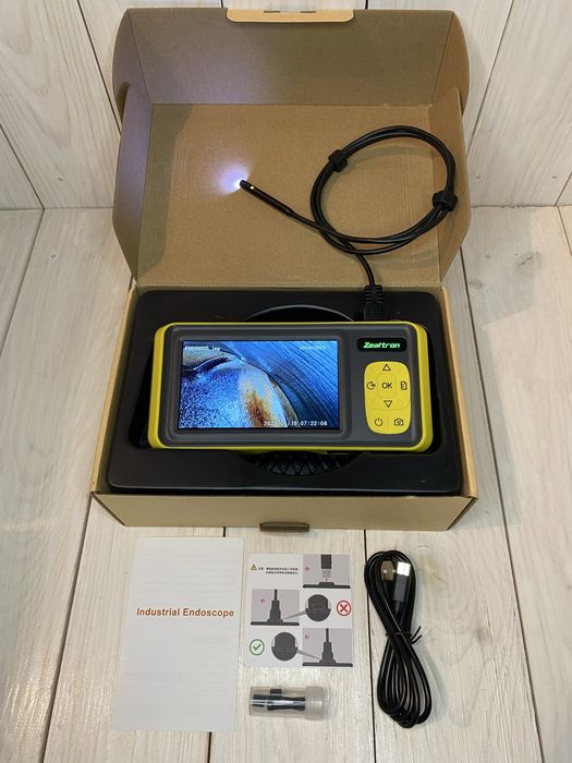 5.5мм! 2 камери! Для дизеля / бензину! Ендоскоп Zealtron бороскоп