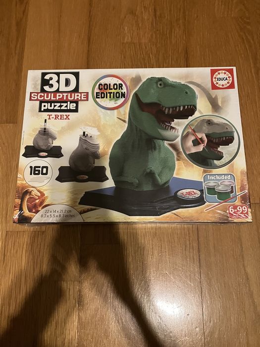Brinquedo Escultura T-Rex 3D