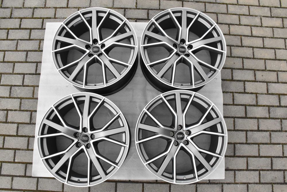 Oryginalne Felgi 22" Audi Q7 SQ7 4M0 Q8 SQ8 Nowe Bicolor 4M0.601.025DS