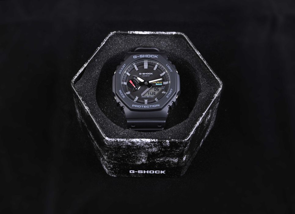 Годинник Casio G-Shock GA-B2100-1A новий bluetooth сонячна батарея