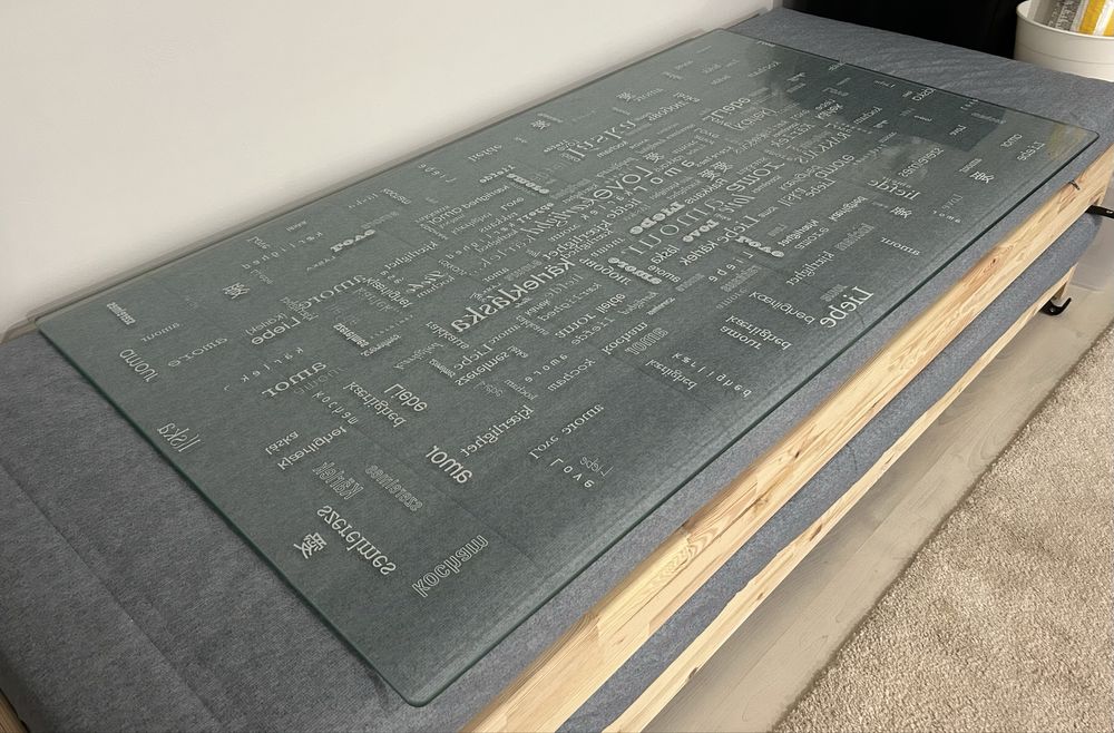 Tampo de Mesa de Vidro (IKEA)