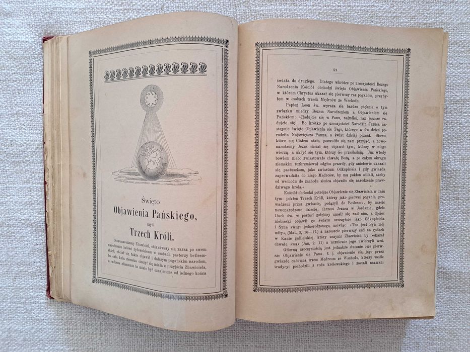 1901 rok. Obrazki Świąteczne Kościoła rzymsko-katolickiego.
