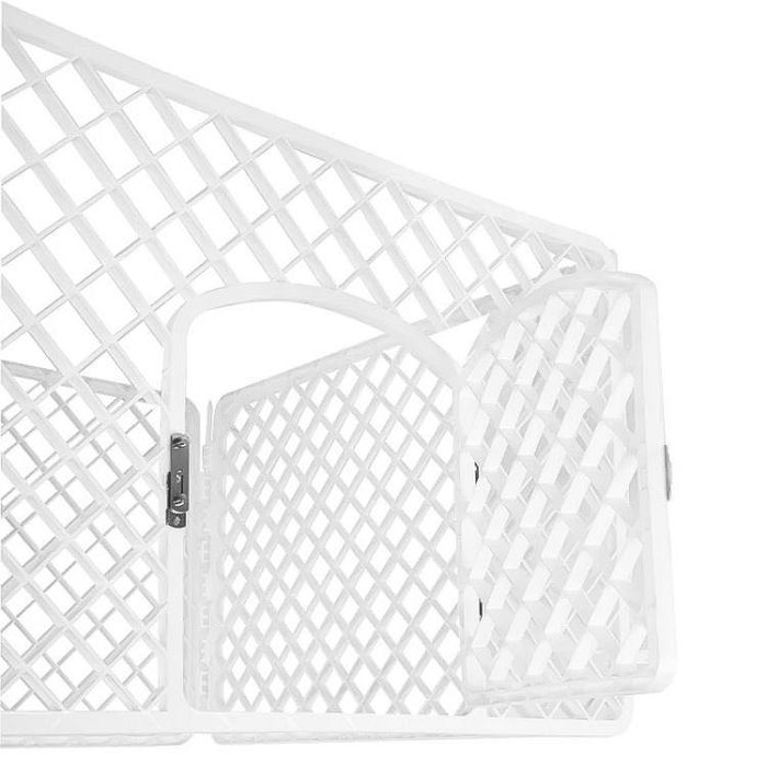 NOWA Duża Zagroda Kojec Klatka Wybieg Dla Psa Kota ZooVera Biała