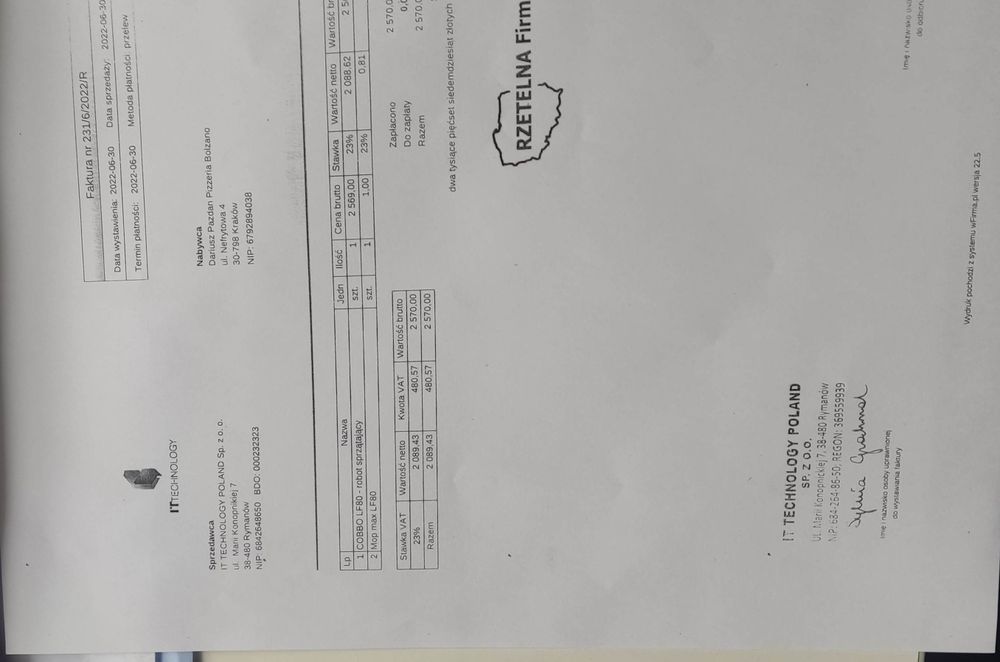 Cobbo LF 80 robót odkurzający, mopujący