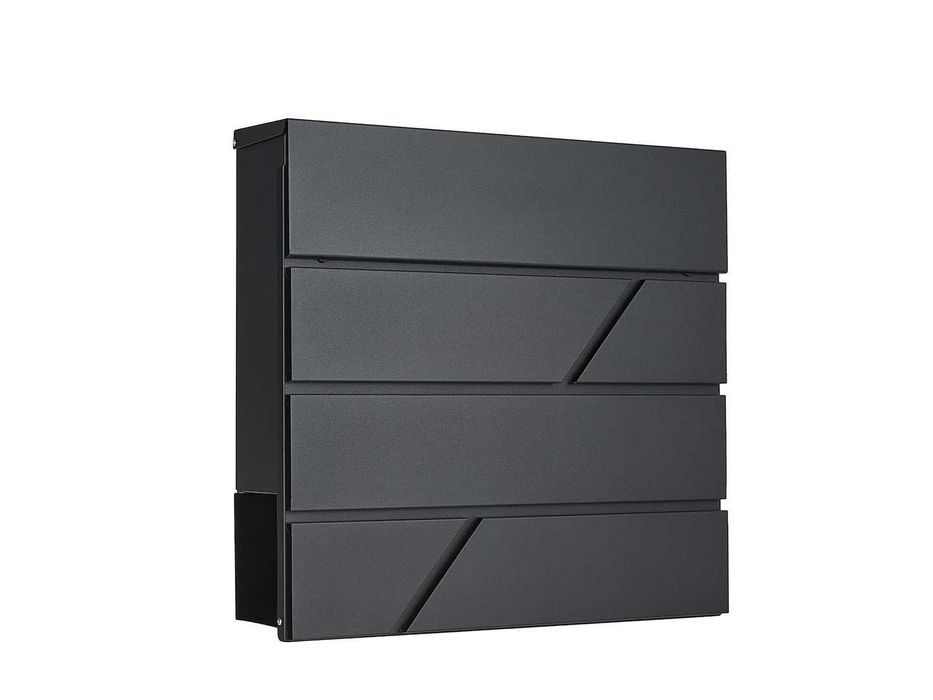 Поштова скринька 36,7x37x10 см антрацит Почтовый ящик