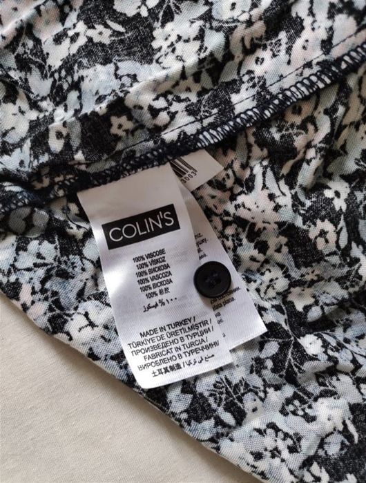 Літня сукня у квітковий принт міді максі плаття сарафан у квіти colins