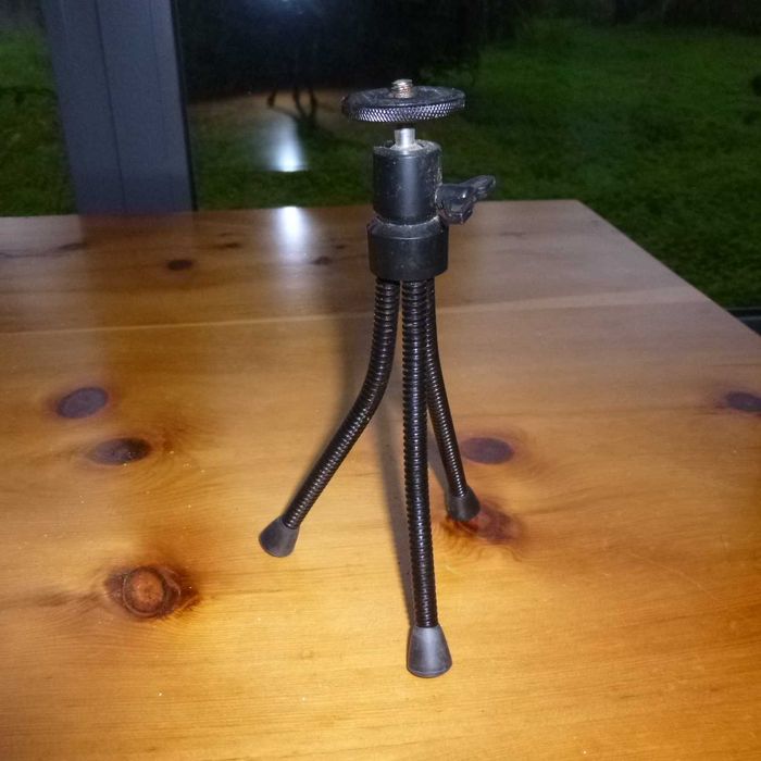 Tripé para câmera, altura 18 cm