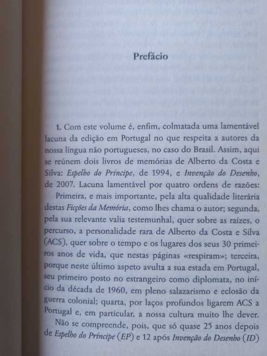 Ficções da Memória - Alberto da Costa e Silva