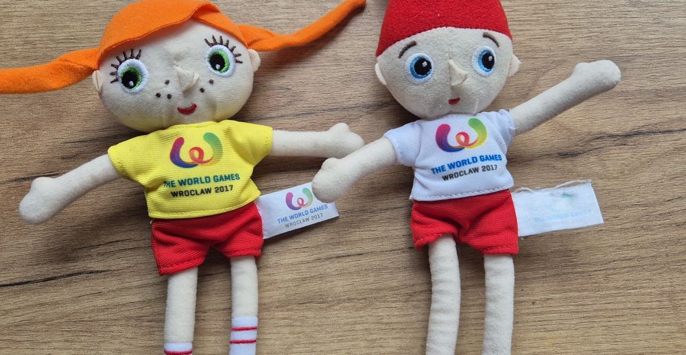 Maskotki sportowe World Games 2017 Jaś i Małgosia sport