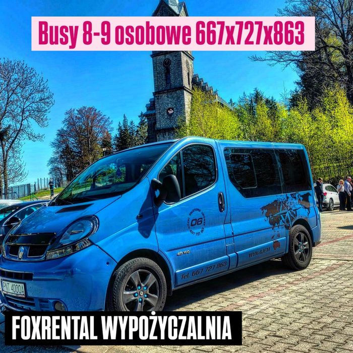 Wynajem bus 9 osobowy autolawety busy wynajem