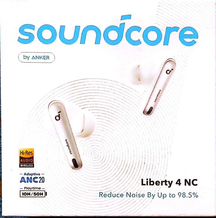 Fones de ouvido sem fio Soundcore Liberty 4 NC, desenvolvidos pela Anker