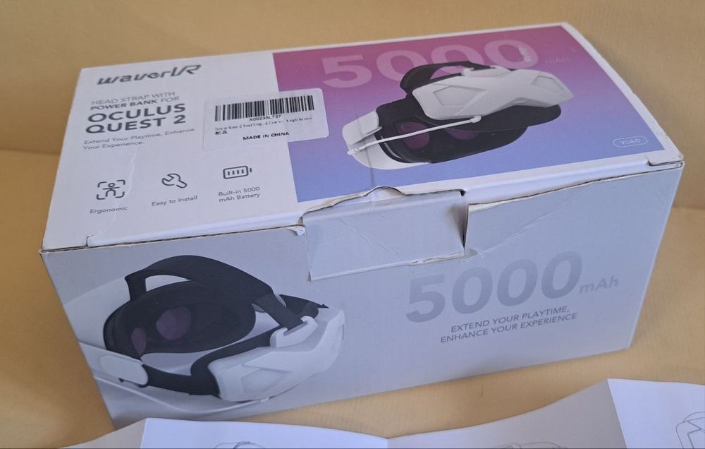 кріплення (Head Strap) із акб 5000 mAh для VR Oculus / Meta Quest 2 від бренду Waver VR