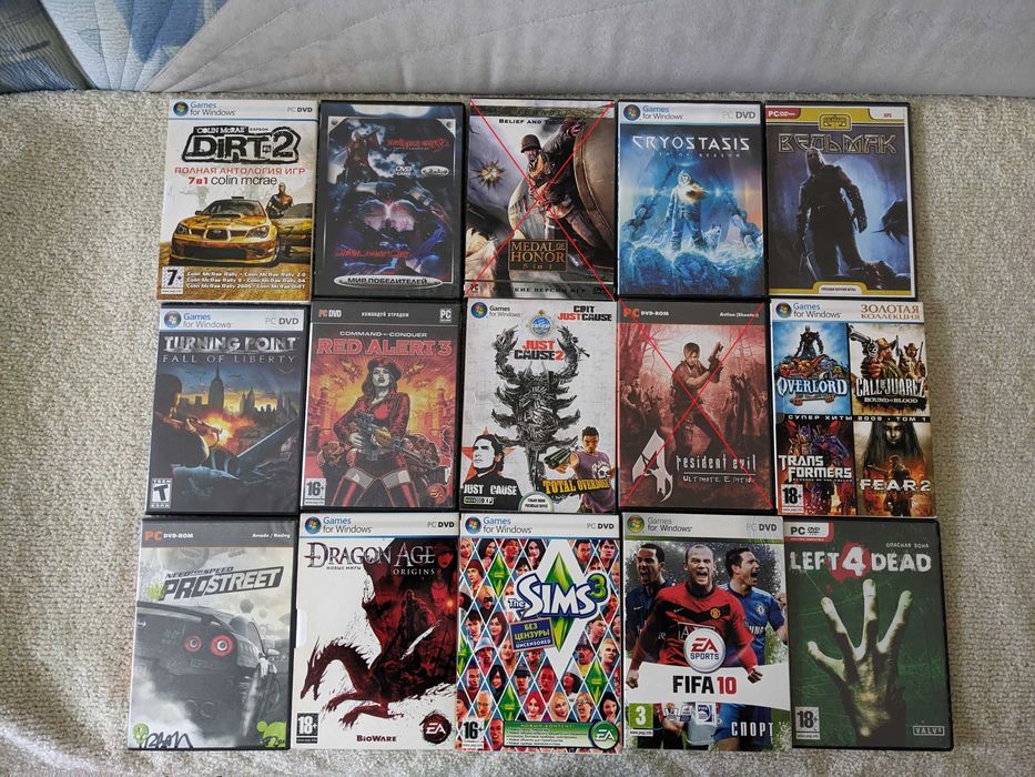 Ігри для ПК ,ігрові диски для PC