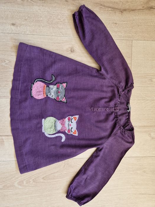 Lindex tunika w koty rozmiar 98 cm