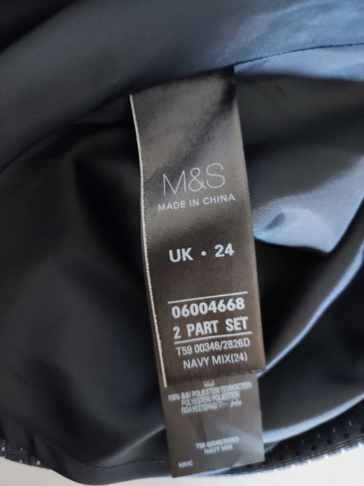 M&S r 52 elegancka sukienka plus size komunia wyjście