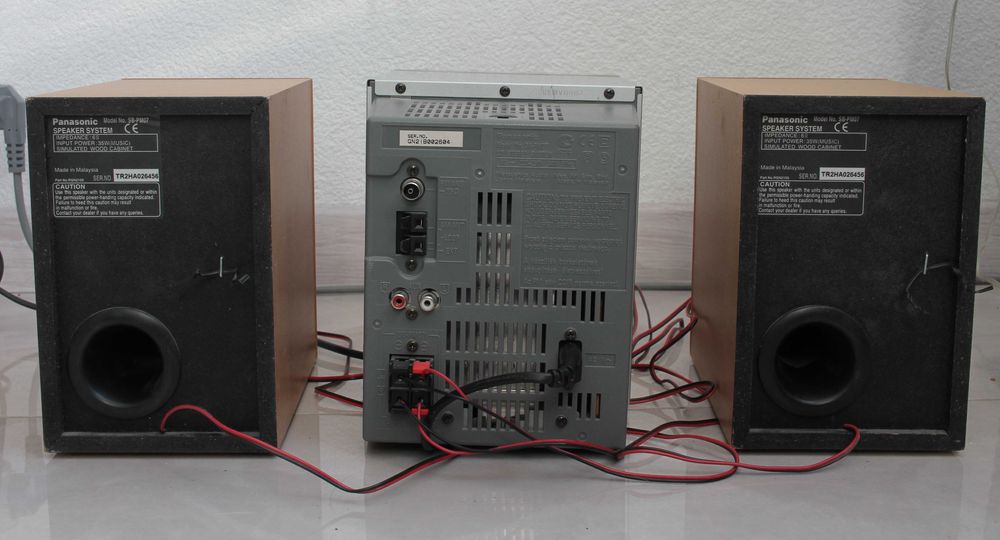 Музыкальний центр Panasonic SA PM07  Wood Cabinet