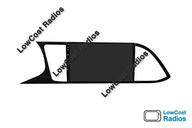 (NOVO) Rádio 2DIN 9" SEAT Leon 5F (De 2012 até 2020) • Android 15