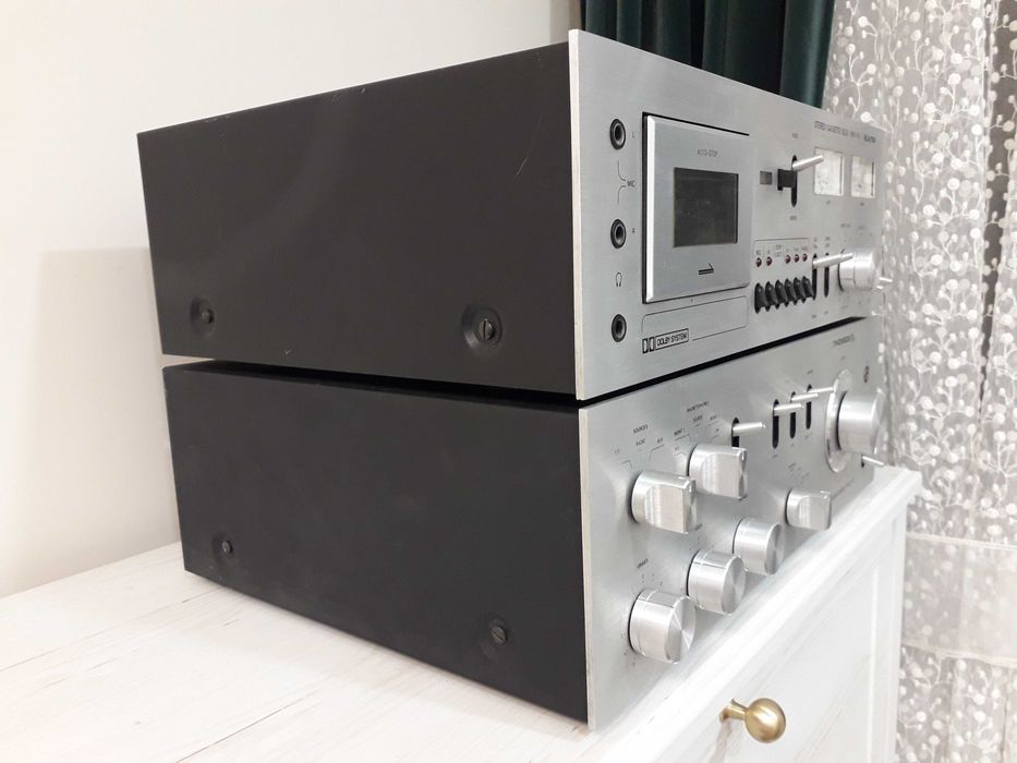 Wieża stereo Magn Diora MSH 101, wzmacn Unitra Fonica Thomson PA3511T