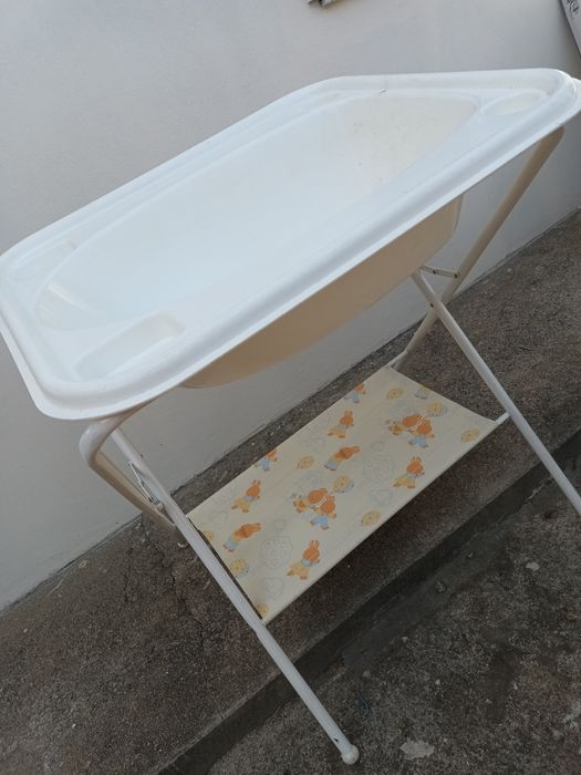 Banheira bébe com suporte
