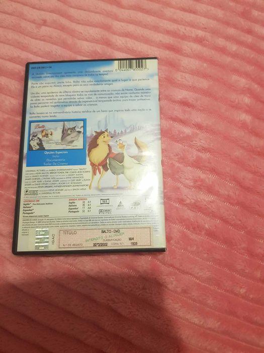 DVD Balto - A sua história tornou-se uma lenda