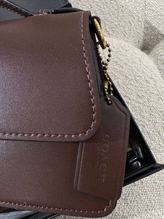 Сумка коричнева Coach в коробці