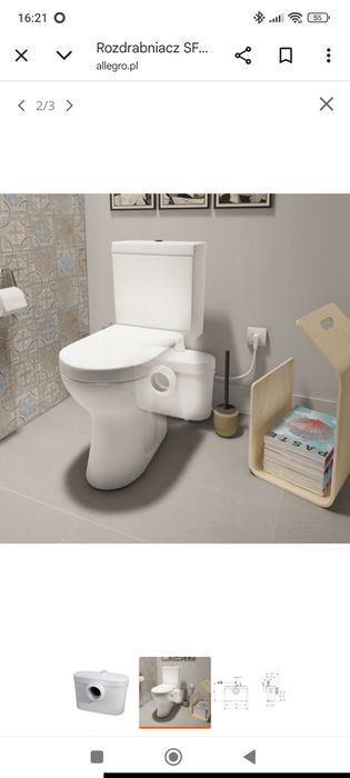 SFA Saniaccess Rozdrabniacz do WC - SANIACCESS1