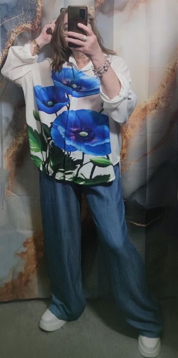 Spodnie z tencela jeans