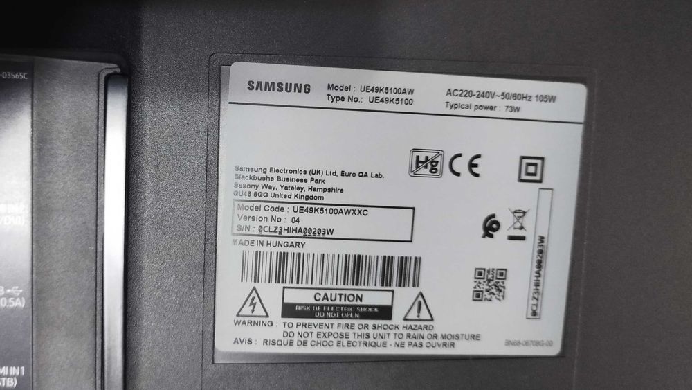 Televisor Samsung 49 Polegadas UE49K5100AW475287762324039684