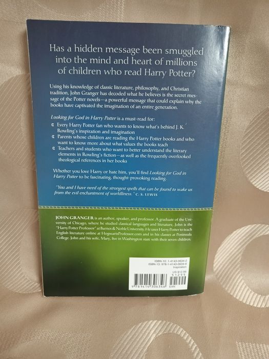 Книга англійською Looking for God in Harry Potter (John Granger, ISBN 9781414306346)