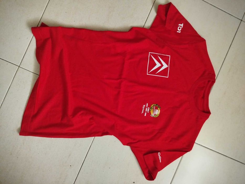 T-shirt , citroen, total merchandising rally de Portugal 2007