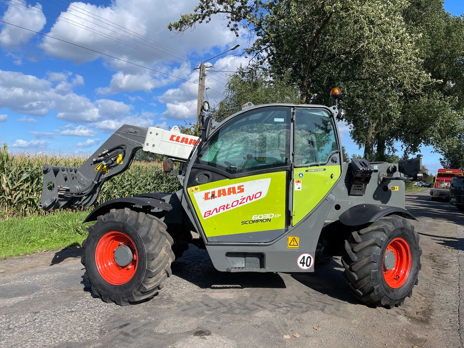 Ładowarka teleskopowa Claas Scorpion 6030 CP ROK 2014*Klimatyzacja,Pneumatyka do przyczep,Zaczep,Joystick*Gotowa do pracy*Cena Brutto! jcb merlo cat