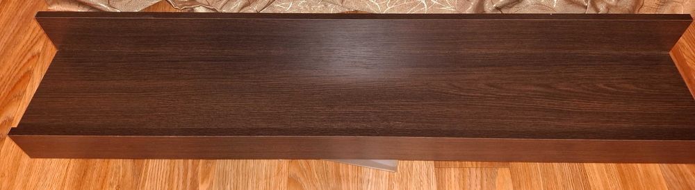 Полиця навісна Британія нова ( колір венге)