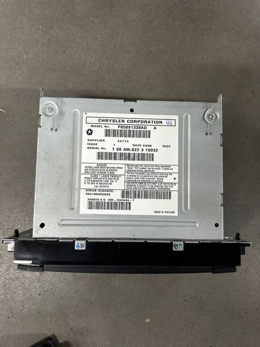 Radio nawigacja Uconnect 430N (Sirius RHB) Chrysler Jeep Dodge