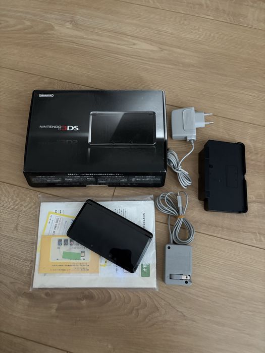Nintendo 3DS Black Orginalny Zestaw Luma HShop 32 GB