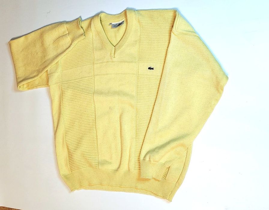 Sweterek w serek Lacoste XXL