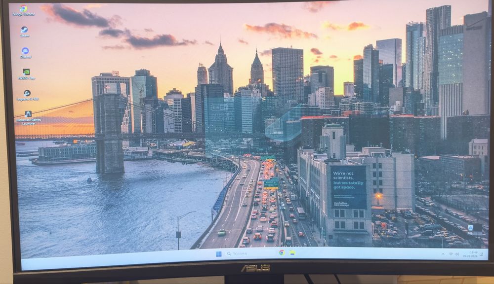 Monitor ASUS VG24VQR 165hz curved 24”