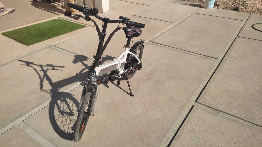Bicicleta dobravel eletrica btwin