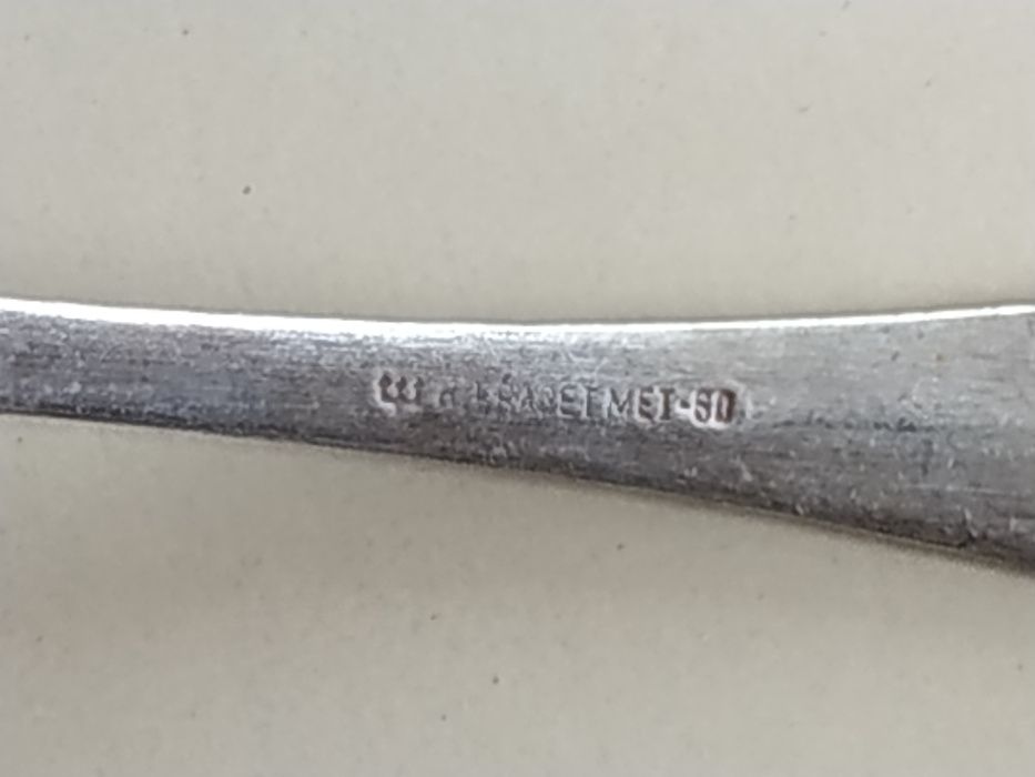 6 małych łyżeczek platerowanych Fraget met 60