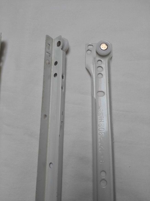 HETTICH Prowadnice do szuflad rolkowe 250 mm białe 2 komplety