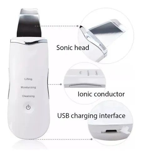 Espatula Ultrassonica Portatil - Peeling Facial